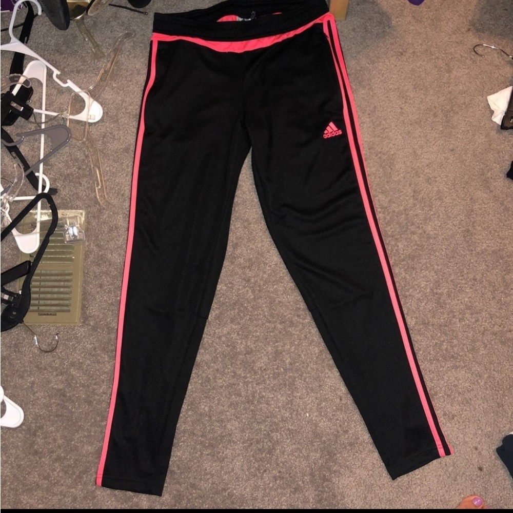 pink adidas pants